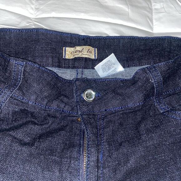 Women's Cest Toi Denim Shorts Size 1XL - Picture 3 of 7